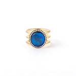 Black Opal Ring