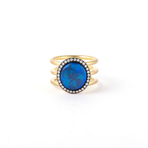 Black Opal Ring