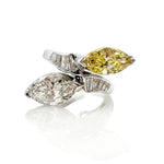 Diamond Bypass Statement Ring