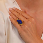 Lapis Lazuli Statement Ring