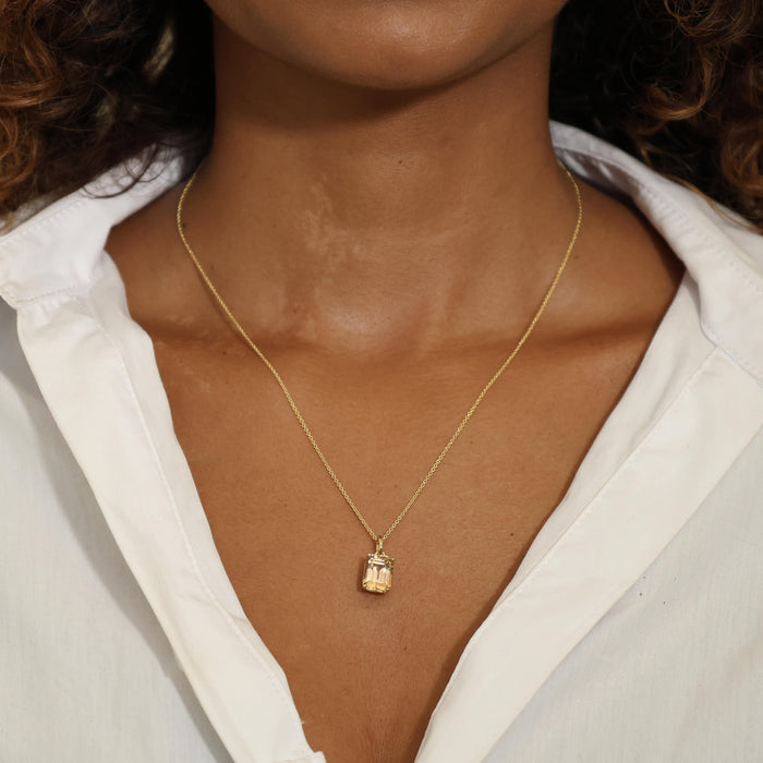 14K Yellow Gold 1.2mm adjustable Cable Chain with Lobster Clasp