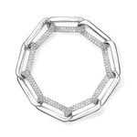 Inside/Out Diamond Link Bracelet