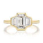 1.91CT 3-Stone Diamond Engagement Ring