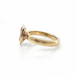 Peach Sapphire Ludlow Statement Ring
