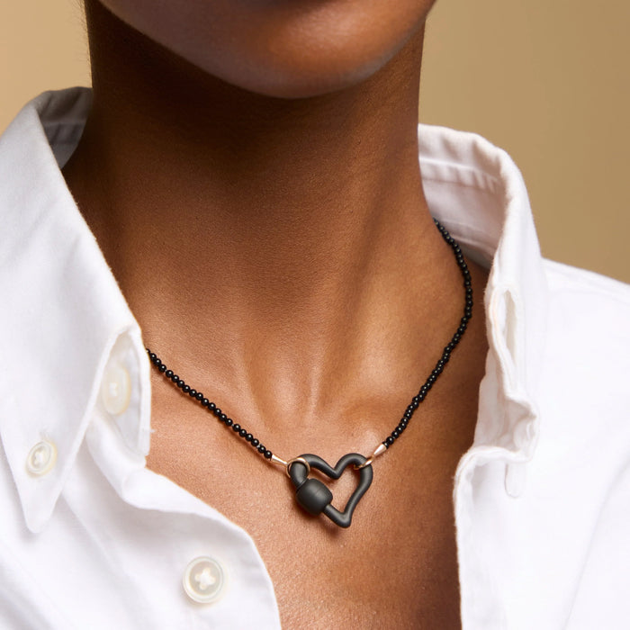Itty Bitty Black Agate Strand
