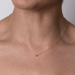Emerald & Diamond Necklace
