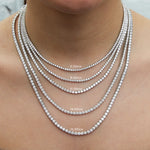 10.00tcw Tribeca Tennis Necklace