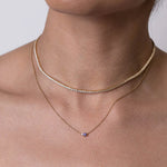 Tanzanite & Diamond Necklace
