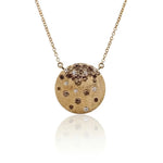 Desert Diamond Disc Pendant