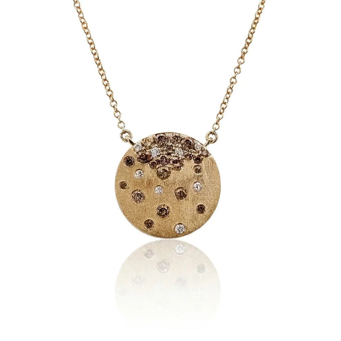 Desert Diamond Disc Pendant