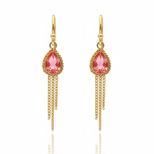 Earrings with Tourmaline