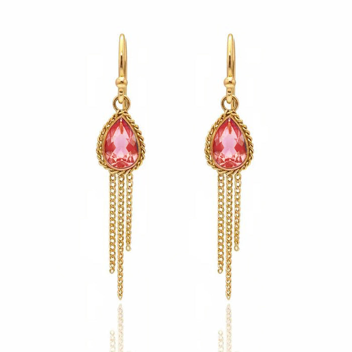 Earrings with Tourmaline