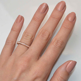 Hana Diamond Wedding Band Image 2