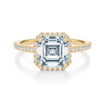 Essex Pavé Halo Engagement Ring Setting