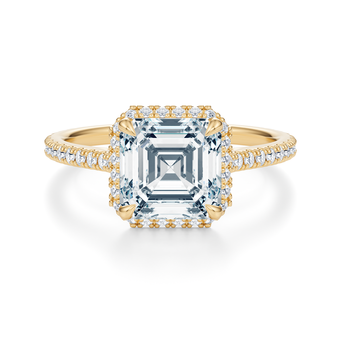 Essex Pavé Halo Engagement Ring Setting