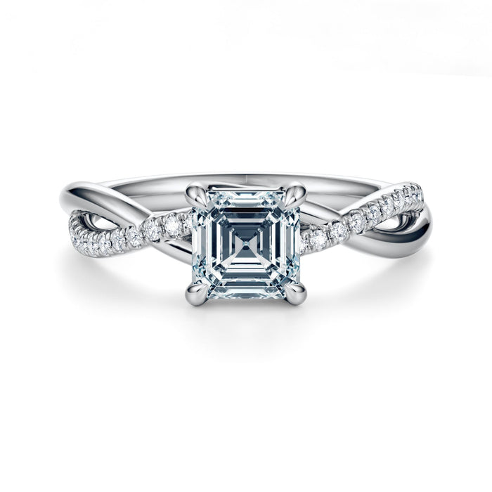 Spring Pavé Engagement Ring Setting