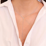 Diamond Star Lariat Necklace