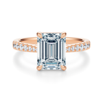 Madison Pavé Engagement Ring Setting