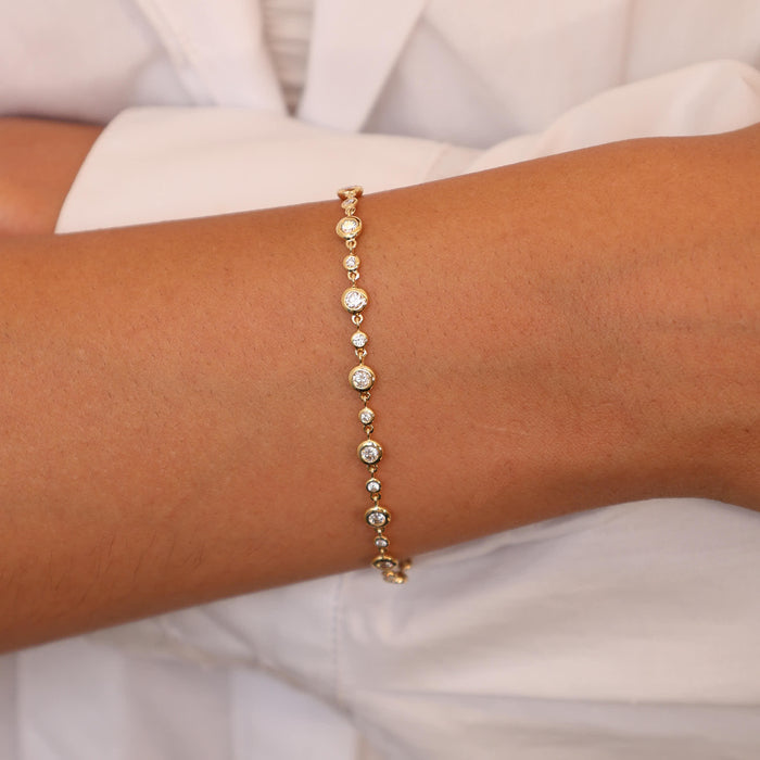 Bezel Link Bracelet