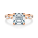 Madison Pavé Engagement Ring Setting