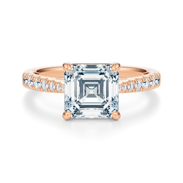 Madison Pavé Engagement Ring Setting