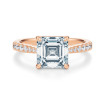 Madison Pavé Engagement Ring Setting