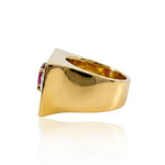 Ruby and Diamond Statement Ring