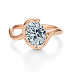 Canal Engagement Ring Setting