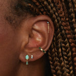 Opal & Tourmaline Stela Earrings