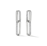 Inside/Out Flip Diamond Link Earrings