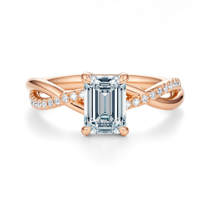 Spring Pavé Engagement Ring Setting