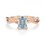 Spring Pavé Engagement Ring Setting
