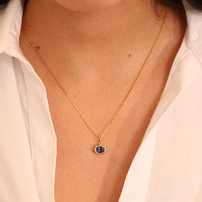 Juno Iolite Necklace Charm
