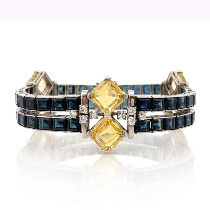 Sapphire and Diamond Bracelet