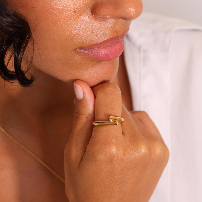 Diamond Narrow Oera Ring