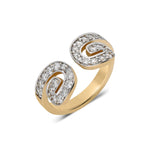 "Txirimi" White Diamond Bling Ring - Espuma/7