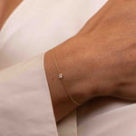 Diamond Solitaire Bracelet & Diamond Lariat Necklace Gift Set