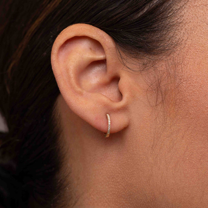 Diamond Station Bracelet & Pave Earrings Gift Set