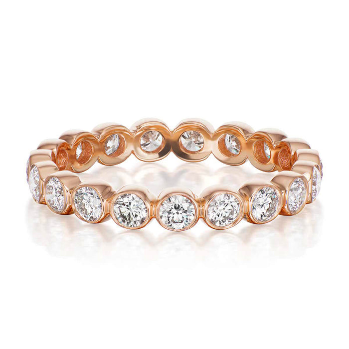 Spruce Full Diamond Wedding Band