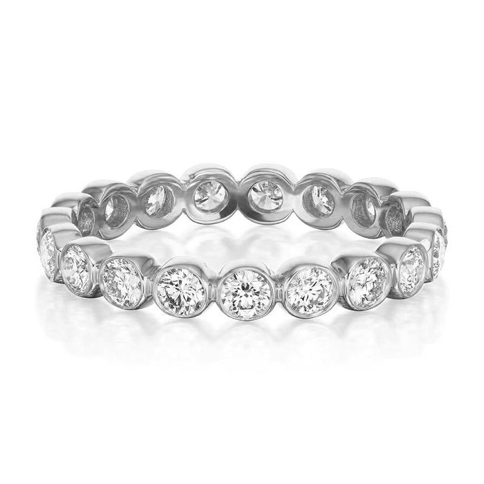 Spruce Full Diamond Wedding Band