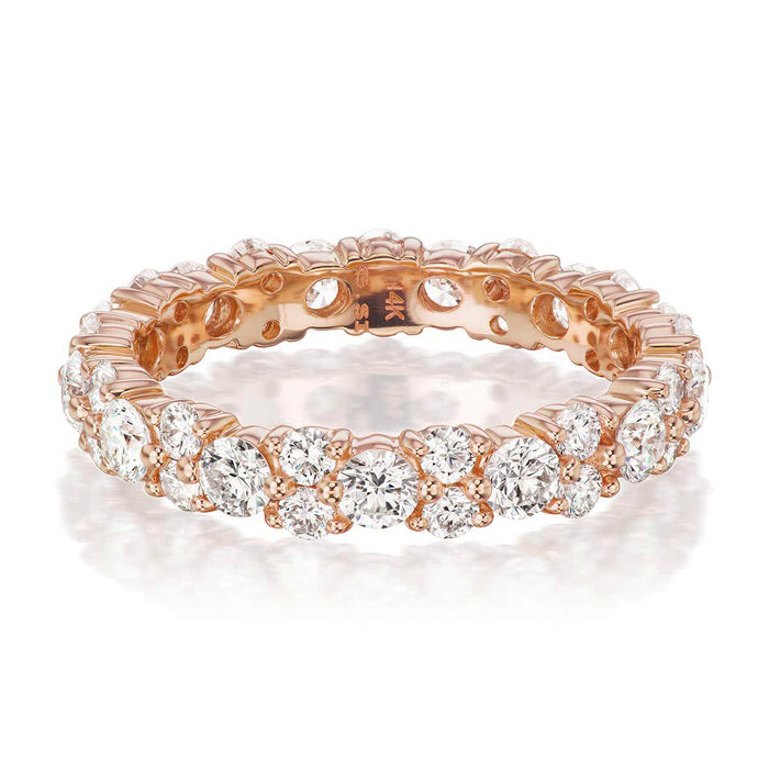 Thompson Full Diamond Wedding Band