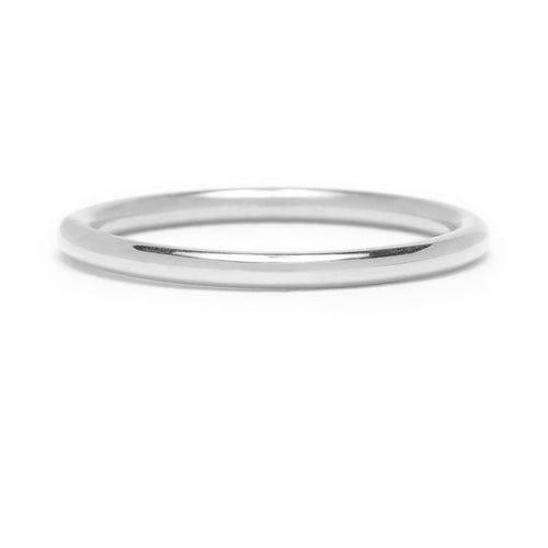 The Laight round wire wedding band