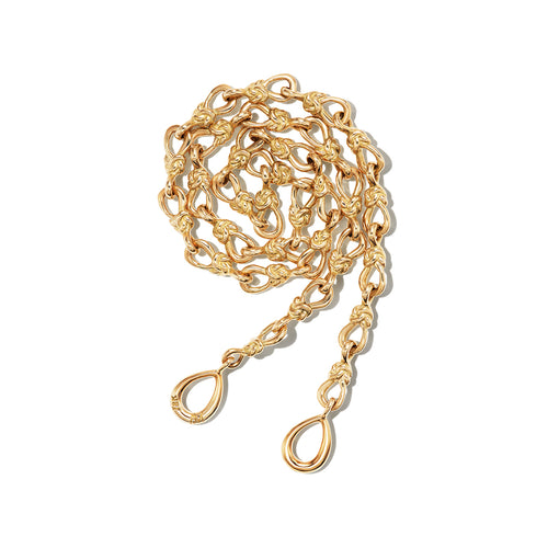 18k Gold Large True Lover's Knot Chain