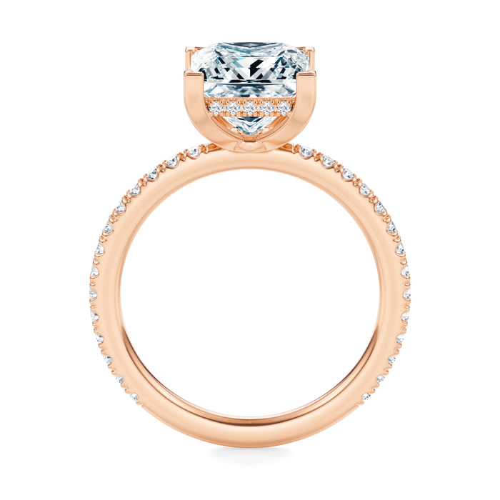 Baxter Pavé Hidden Halo Engagement Ring Setting