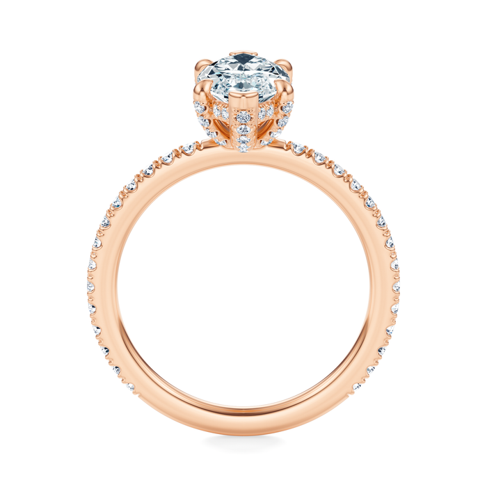 Baxter Full Pavé Engagement Ring Setting