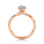 Spring Pavé Engagement Ring Setting