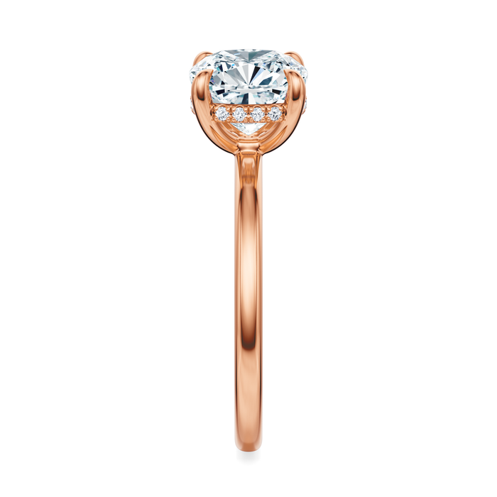 Baxter Hidden Halo Engagement Ring Setting