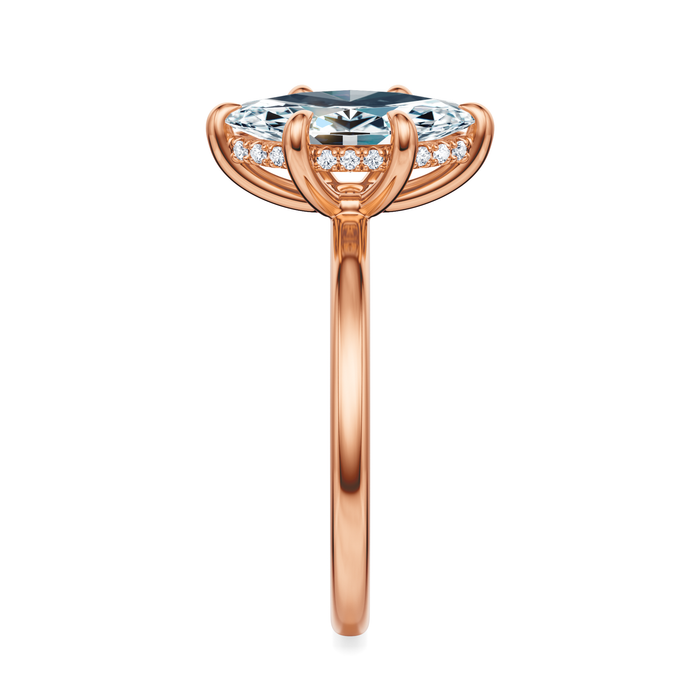 Baxter Hidden Halo Engagement Ring Setting