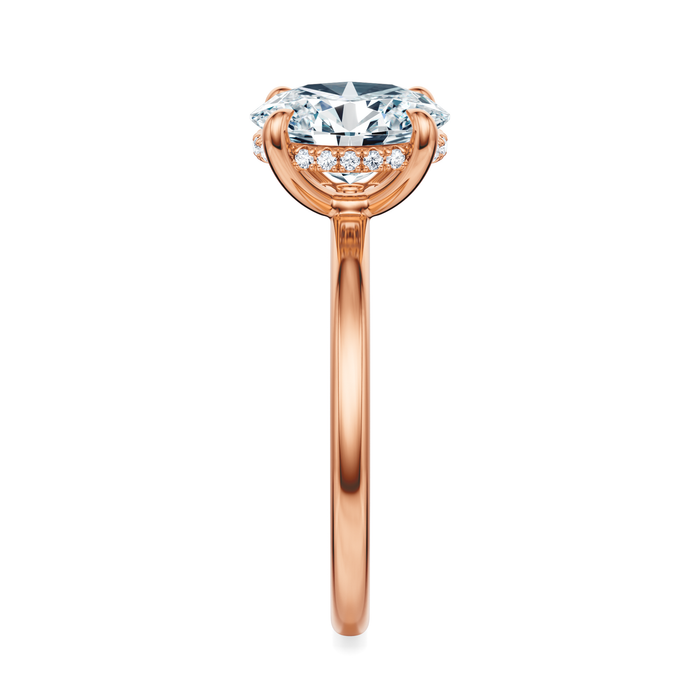 Baxter Hidden Halo Engagement Ring Setting