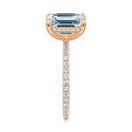 Baxter Pavé Hidden Halo Engagement Ring Setting